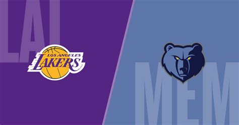 lakers vs grizzlies game 1 stats