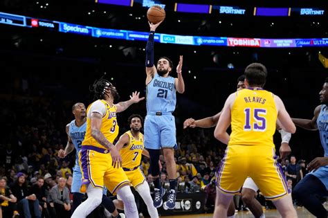 lakers vs grizzlies live today