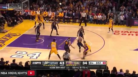 lakers vs jazz april 13 2016