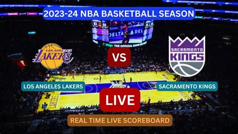 lakers vs kings live box score