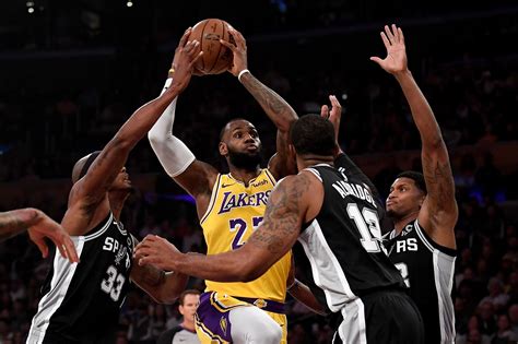 lakers vs spurs schedule