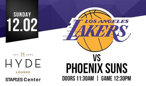 lakers vs suns tickets