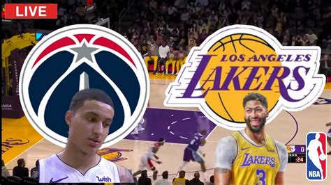 lakers vs wizards live