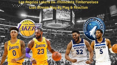lakers vs wolves live stream free