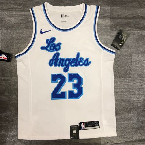 lakers white and blue jersey