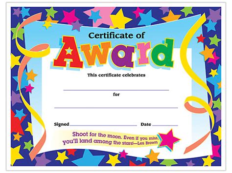 Lakeshore Learning Certificates Printable