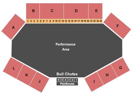 Lakeside Rodeo Seating Chart