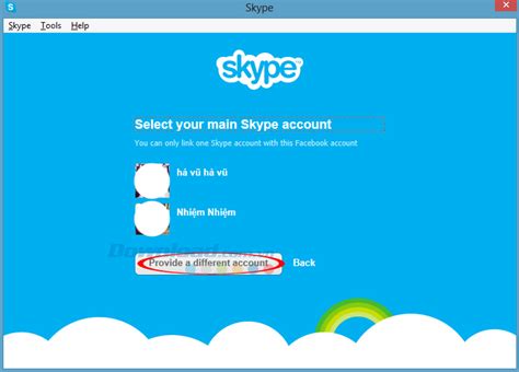 Hướng dẫn cách kết nối Skype với Facebook