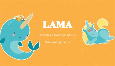 lama meaning in arabic girl