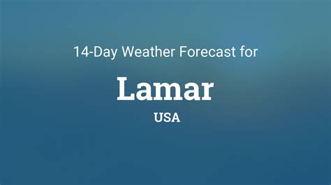 Lamar Mo Weather Forecast