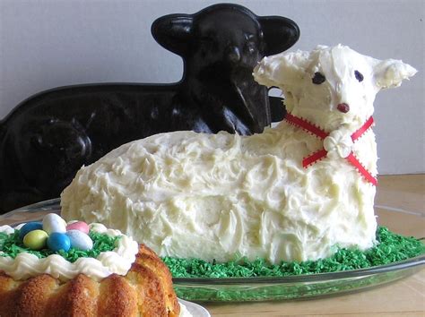 German Easter Lamb Cake Recipe and Lamb Molds Lamb cake