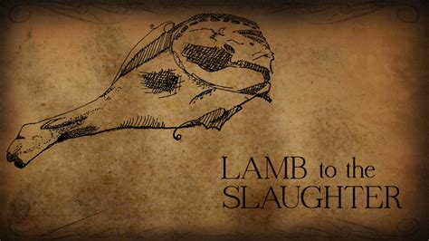 A Summary Of Lamb To The Slaughter