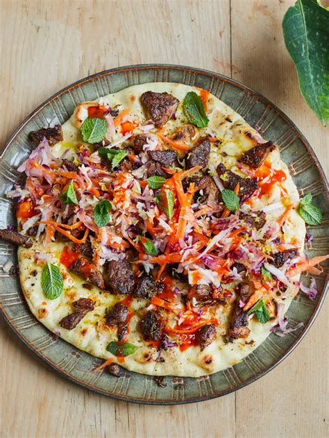 Lamb Flatbreads Recipe Jamie Oliver