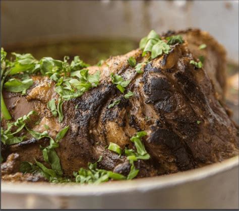 Lamb neck with preserved lemon, garlic and fresh herbs Recipes
