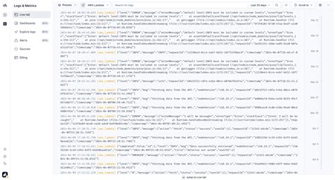 Lambda Function Error Logs