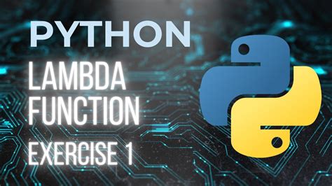 Lambda Function In Python Exercise