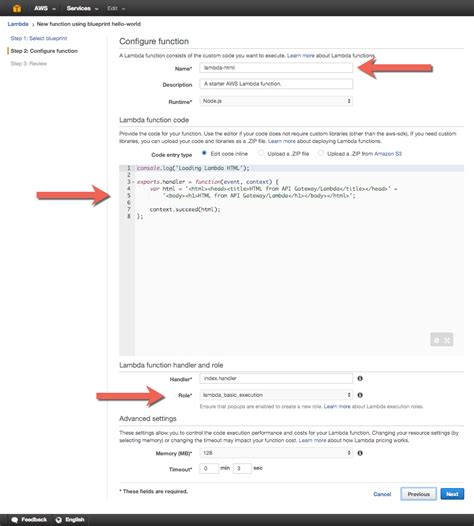 Lambda Function Return Html