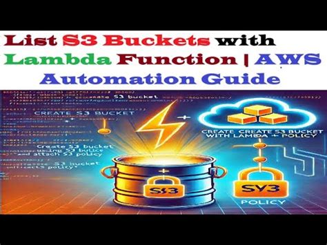 Lambda Function To List S3 Buckets