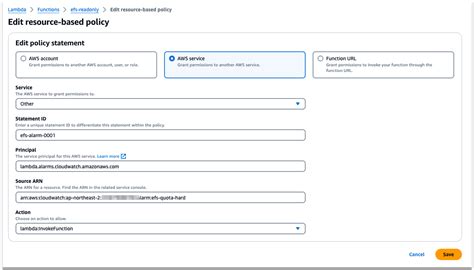Lambda Resource-Based Policy Statements