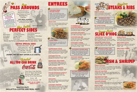 Lamberts Menu Ozark Mo