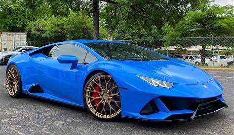 Lamborghini Huracan Evo Blue ANRKY AN10 | Wheel Front
