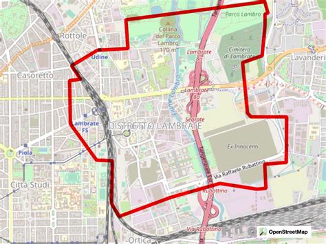 lambrate milano mappa