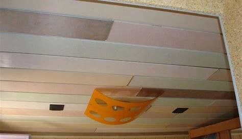 Plafond en lambris PVC pour cuisine Gconcept'R