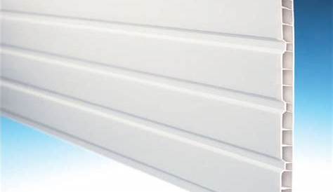 Lambris PVC Blanc 4m, ép.10mm
