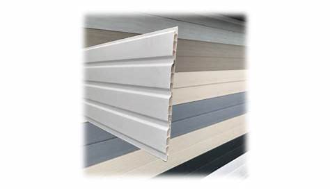 Lambris PVC de sous toiture Blanc (planches de 25cmX4ml)