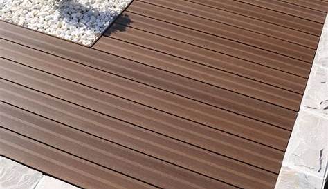 SILVADEC Lame de terrasse bois composite Élégance brun