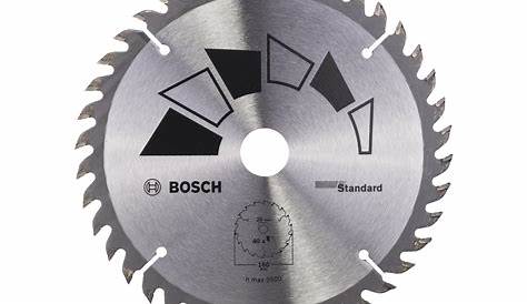 Bosch Standard lame de scie circulaire 160mm 40D bois Hubo