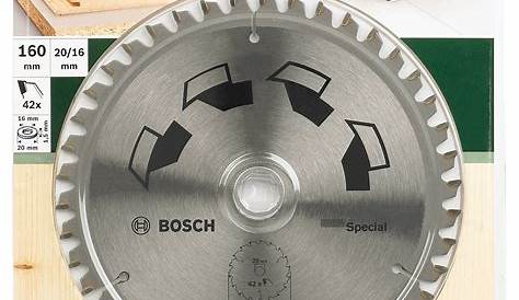 Lame Scie Circulaire Bosch Standard De 190mm 40D Bois Hubo