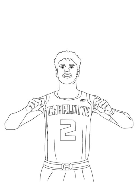 Lamelo Ball Coloring Pages: Fun And Creative Way To Spend Your Time