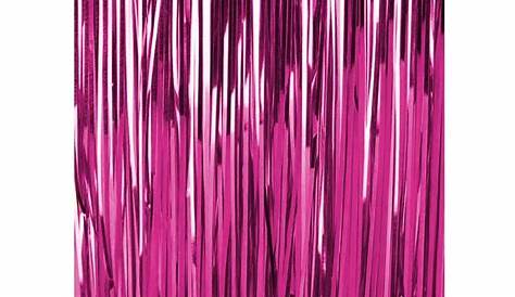 Pink Lametta Vorhang 1m x 2m Sweet Home