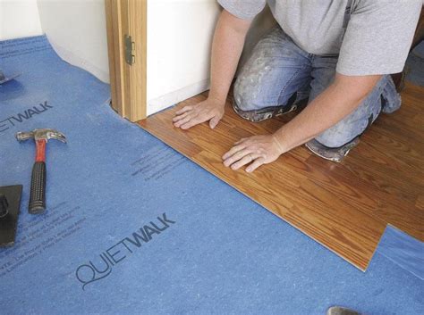 laminate flooring underlayment not laying flat