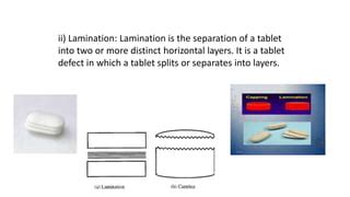 Lamination Defect In Tablets