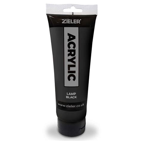 Lamp Black Acrylic Paint