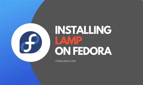 Lamp Install In Fedora
