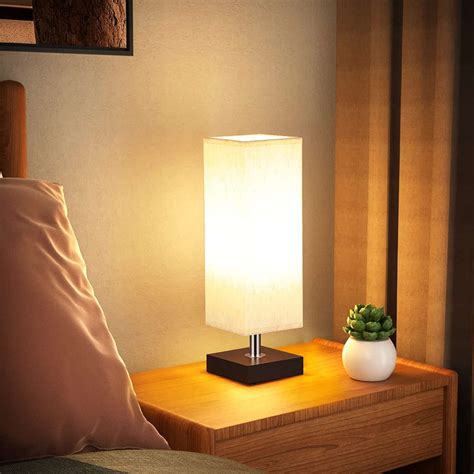 Lamp On Bedside Table