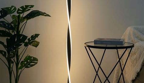 Lampadaire Design Led Vega Angulaire Incliné à Tige LED