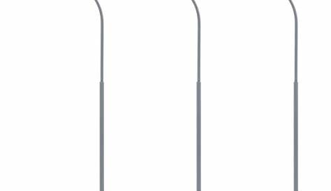 Lampadaire Led Blanc Froid Solaire Vintage LED Theodor H120 Cm