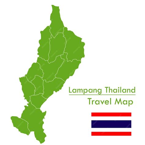 lampang province thailand map