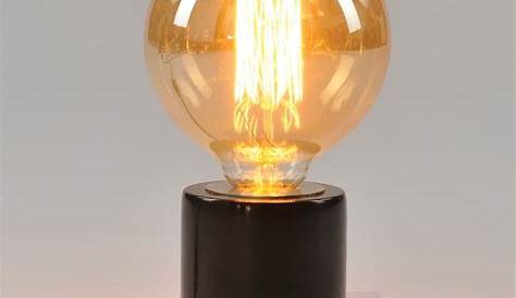 CERAM Lampe à poser avec Ampoule filament Céramique H13cm