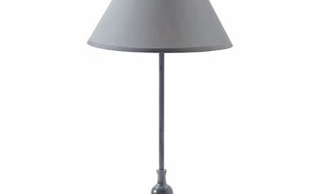 Lampe à poser grise H47cm Wedestock 612