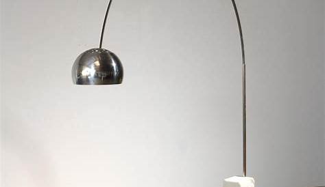 Lampe Arco Floor Lamp White Square Base Floor Lamp,