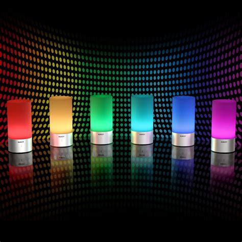 Lampe multicouleurs LED RGB+W avec batterie Led et fluo