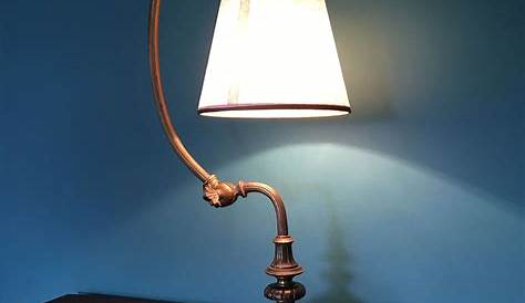 Lampe de bureau ancienne articulée en laiton Millezime