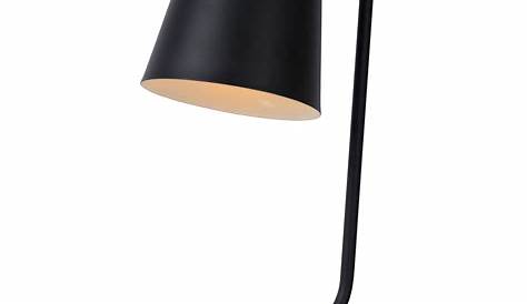 Lampe De Chevet Scandinave Noir Flexible En Bois Et Métal Style