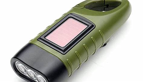 Nouveau 110V220V Rechargeable solaire LED lampe de poche