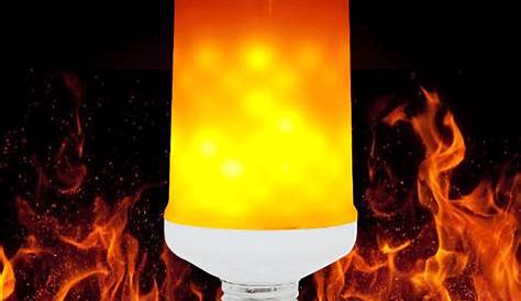 Lampe Led Effet Flamme Ampoule à LED Décorative, Feu (1 Modèle